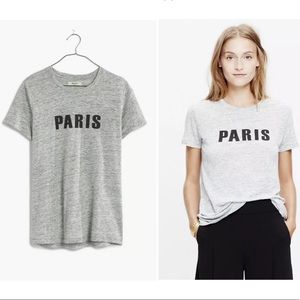 EUC Madewell Modern Linen Paris Tee ~ Size S